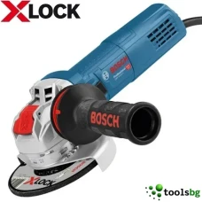 BOSCH GWX 9-125 S - ПРОФЕСИОНАЛЕН ЪГЛОШЛАЙФ С РЕГУЛИРАНЕ НА ОБОРОТИТЕ И С X-LOCK ЗАХВАТ НА ДИСКА